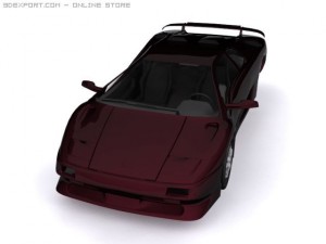 lamborgini diablo 3D 模型