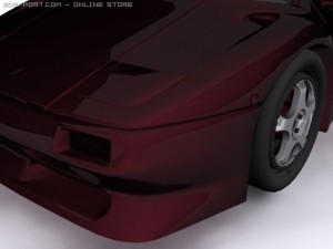 lamborgini diablo 3D 模型