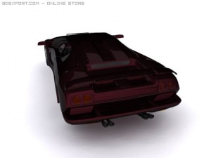 lamborgini diablo 3D 模型