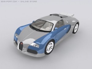 bugatti veyron 3D-Modell