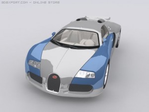 bugatti veyron Modèle 3D
