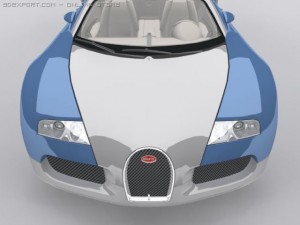 bugatti veyron Modèle 3D