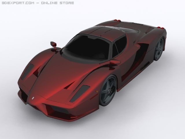 ferrari enzo 3D Модель .c4d .max .obj .3ds .fbx .stl .blend