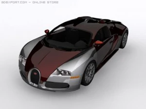부가티 베이론 3D 모델