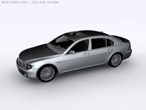 bmw 760 li e66 Modello 3D