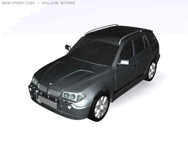bmw x3 3D Model .c4d .max .obj .3ds .fbx .stl .blend