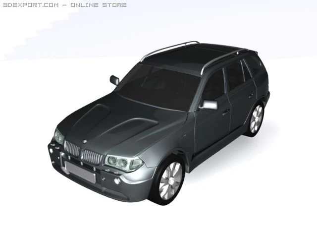 bmw x3 3D Model .c4d .max .obj .3ds .fbx .stl .blend 