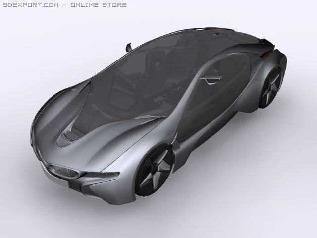 bmw efficient dynamics 3D Model .c4d .max .obj .3ds .fbx .stl .blend
