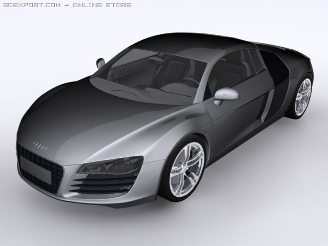 audi r8 Modelo 3D .c4d .max .obj .3ds .fbx .stl .blend 