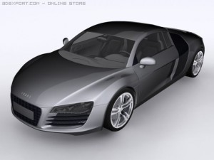 audi r8 3D-Modell