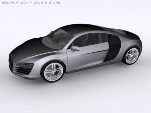 audi r8 Modelo 3D