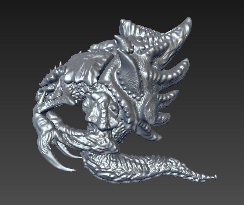 Zerg Hydralisk 3D Print Model in Monsters & Creatures 3DExport