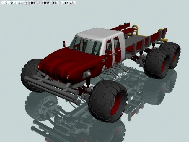 ground transport 3D Model .c4d .max .obj .3ds .fbx .stl .blend 