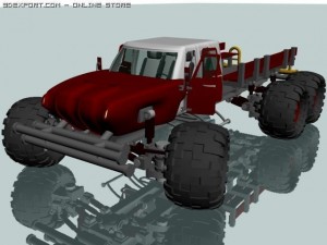 ground transport 3D 모델