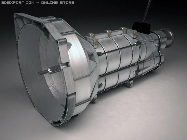 automobile manual transmission mechanism gearbox 3D Model .c4d .max .obj .3ds .fbx .stl .blend 