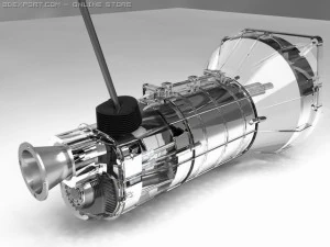 automobile manual transmission mechanism gearbox 3D Model