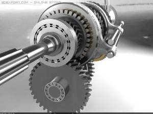 automobile manual transmission mechanism gearbox 3D Model