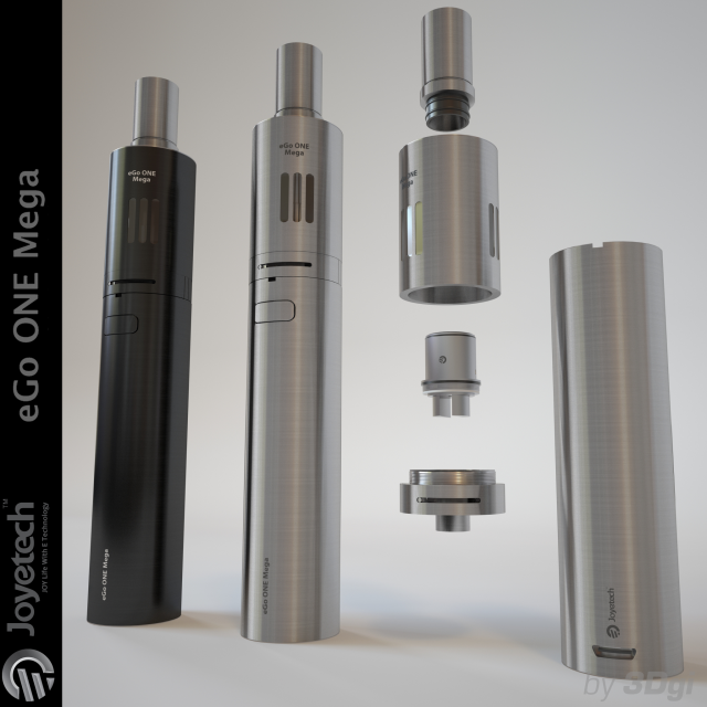 e cigarettes ego one mega 3D Model in Parts 3DExport