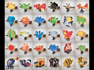 cole&ccedil;&atilde;o - playground primavera Modelo 3D