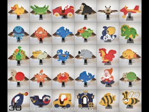 collection - playground spring 3D Model