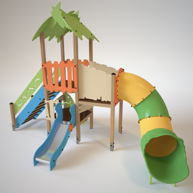 childrens clide tropica Modelo 3D .c4d .max .obj .3ds .fbx .stl .blend 