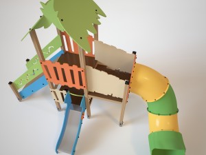 childrens clide tropica Modelo 3D