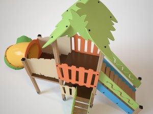 childrens clide tropica Modelo 3D