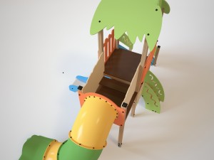 childrens clide tropica Modelo 3D
