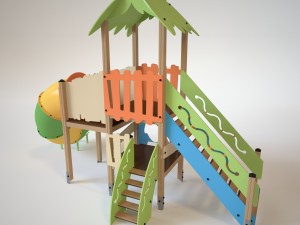 childrens clide tropica Modelo 3D