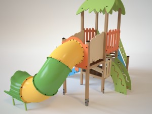 childrens clide tropica Modelo 3D
