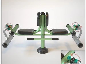 &eacute;quipement de fitness en plein air 01 Modèle 3D