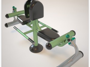 outdoor fitness equipment 01 3D Model