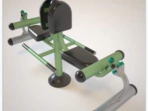 outdoor fitness equipment 01 3D Model