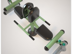 outdoor fitness equipment 01 3D Model