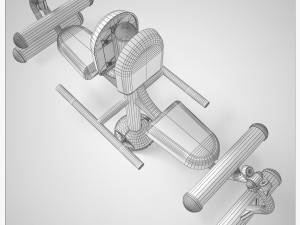 outdoor fitness equipment 01 3D Model