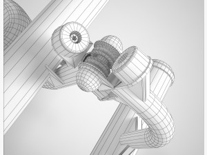 outdoor fitness equipment 01 3D Model