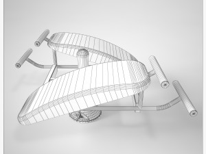 outdoor fitness equipment 01 3D Model
