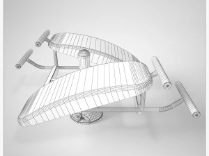outdoor fitness equipment 01 3D Model