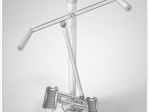 outdoor fitness equipment 01 3D Model