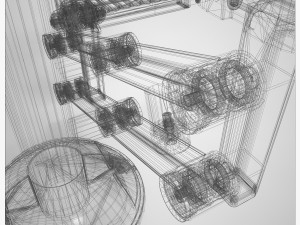 outdoor fitness equipment 01 3D Model