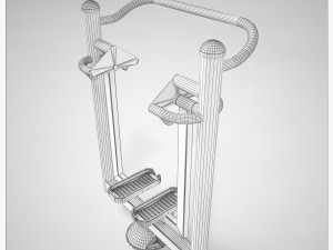 outdoor fitness equipment 01 3D Model