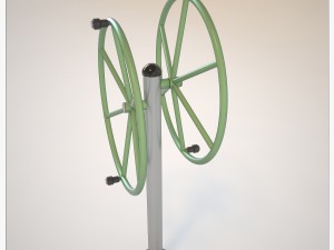 outdoor fitness equipment 01 3D Model