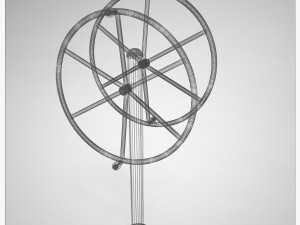 outdoor fitness equipment 01 3D Model