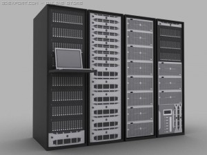 server Model 3D