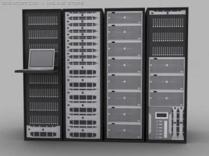 server Modello 3D