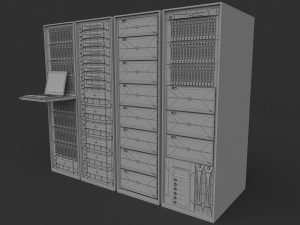 server Model 3D