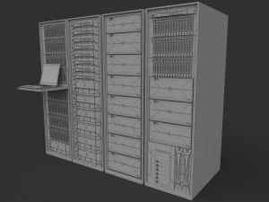 server Modello 3D
