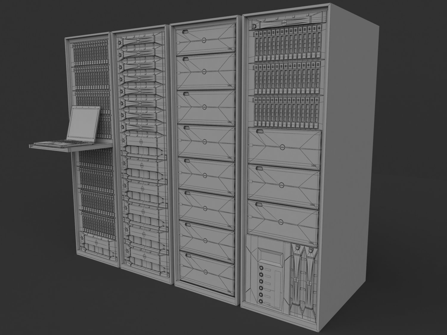 Сервер 3d модель