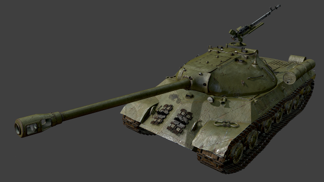 tank is-3 3D Model .c4d .max .obj .3ds .fbx .stl .blend