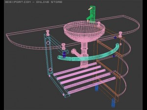 chinese laver 3D Model